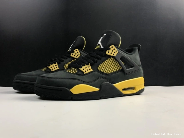 Kick Theory Jordan 4 Retro 308497-008 Thunder Air 0818